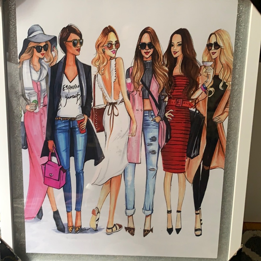 Painting of 6 girls